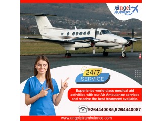 Book the Best Medical Air Ambulance Service in Siliguri by Angel with All Medical Care