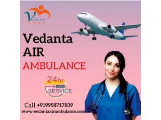 Book Air Ambulance Service in Bikaner by Vedanta with High-Class Medical Amenities