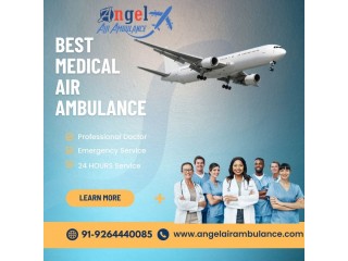 The Best Medical Air  Ambulance in Allahabad by Angel for Transferring Patients