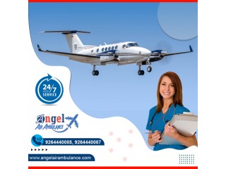 Get the Commendable Medical Air Ambulance in Chandigarh by Angel at Anytime
