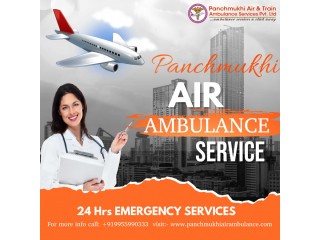 Pick Less Expensive Panchmukhi Air Ambulance Services in Bhopal with Medical Team