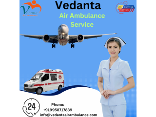 Vedanta Air Ambulance Service in Pune with Well-Qualified Paramedical Staff