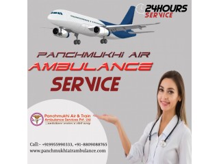 Take Panchmukhi Air Ambulance Services in Siliguri with Top Class Medical Enhancements