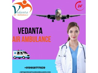 Select the Best Air Ambulance Service in Amritsar with Doctor from Vedanta