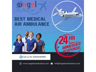 Advanced Life-Saving Flight  by  Angel Air Ambulance Service In Ranchi for Stress-Free Shifting