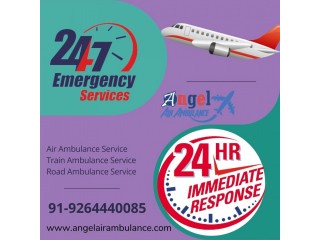 Untroubled Medical Transportation  by Angel Air Ambulance Service In Guwahati
