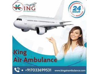 King Air Ambulance Service in Delhi with Reliable Medical Equipment