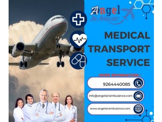 Take the Commendable Medical Air Ambulance Services in Kolkata by Angel