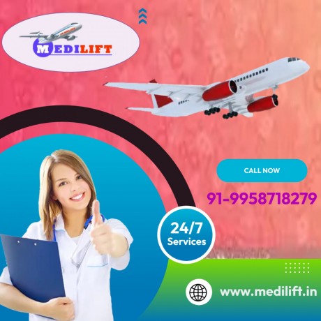 utilize-air-ambulance-services-in-guwahati-by-medilift-with-advanced-life-support-big-0