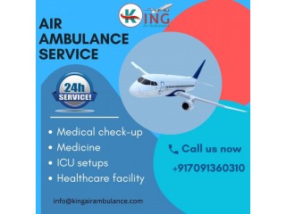 Affordable Cost Air Ambulance in Bagdogra by King Air Ambulance