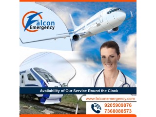 Falcon Train Ambulance in Delhi offers a risk-free and Safe Evacuation Task
