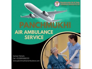 Pick Panchmukhi Air Ambulance Services in Jamshedpur with Matchless MICU