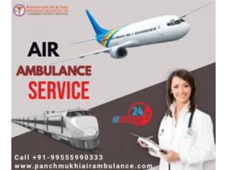 Grab Hi-tech ICU and CCU Facilitated Panchmukhi Air Ambulance Services in Gwalior at Reasonable Cost