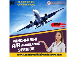 Obtain Panchmukhi Air Ambulance Services in Darbhanga with Trained and Skilled Medical Crew