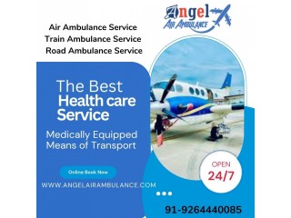 Book the Superb Air Ambulance Services in Dimapur by Angel at Low Cost