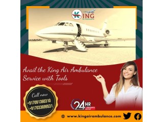 Book Classy Medical Support and Fast Air Ambulance in Delhi by King