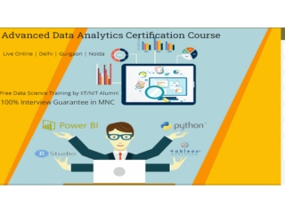 Data Science Training Course with Guarantee Job Placement in Delhi, Noida & Gurgaon