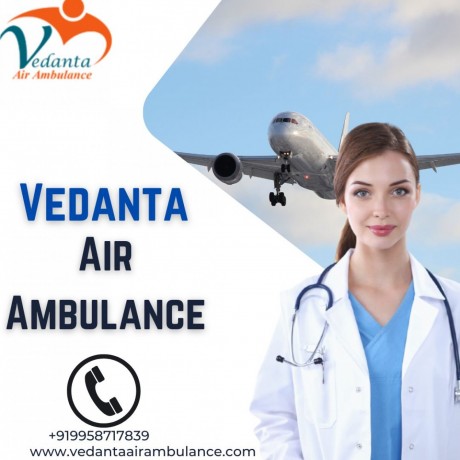 vedanta-air-ambulance-service-in-jaipur-with-top-notch-medical-facilities-with-paramedical-staff-big-0