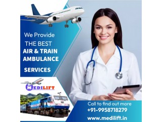 Medilift Train Ambulance Services in Patna with Full Medical Support