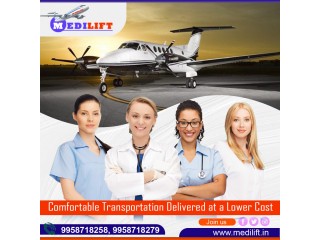 Take Air Ambulance Service in Ranchi by Medilift with Highly Qualified MD Doctors