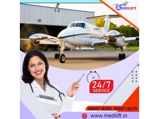 Utilize Air Ambulance Service in Guwahati by Medilift with Quick Relocation
