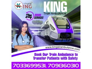 King Train Ambulance in Patna with Safe Medical Care Facilities