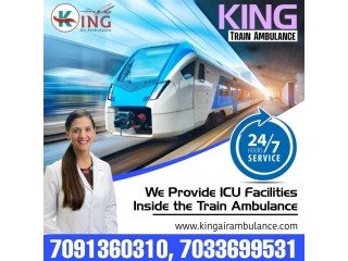 King Train Ambulance in Ranchi with Critical Care Medical Team