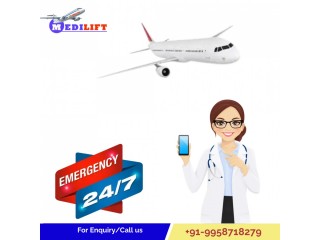 Hire Air Ambulance Service in Patna by Medilift with a highly Experienced Medical Crew