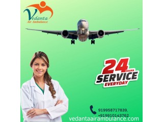 Get Under the supervision of Medical Facilities by Vedanta Air Ambulance Service in Shimla