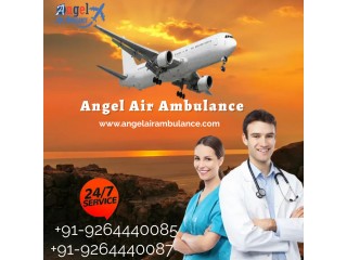 Angle Air Ambulance Service in Dibrugarh-Reliable ICU Setup