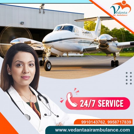 vedanta-air-ambulance-service-in-bikaner-with-expert-paramedical-crew-at-a-low-cost-big-0