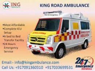 King Ambulance Service In Kidwaipuri with   first-class medical transportation.