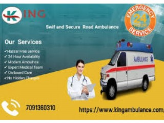 King Ambulance Service in Anishabad With ICU or CCU Specialists.