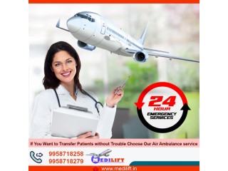 Use Air Ambulance in Ranchi by Medilift with a highly Experienced Medical Crew