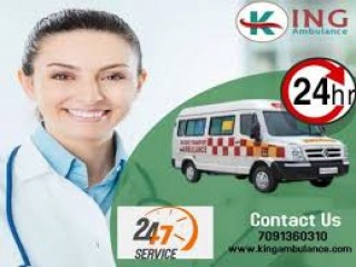 King Ambulance Service In Saguna More With Specialized Medical Team