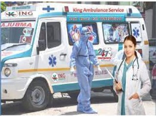 King Ambulance Service In Kankarbagh With Medical Equipment