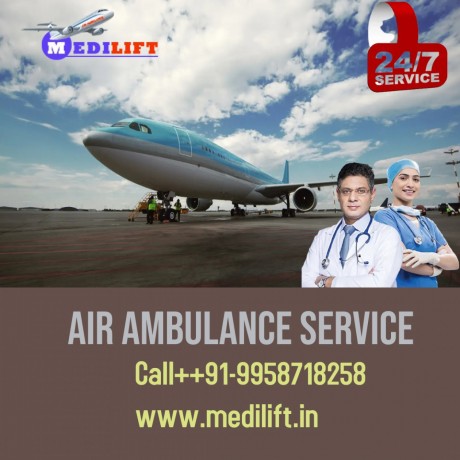 utilize-air-ambulance-services-in-ranchi-by-medilift-with-comfortable-patient-transport-big-0