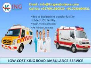 King Ambulance With Medical Emergency Rescue Services In Danapur