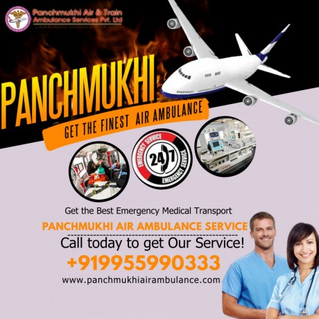 hire-panchmukhi-air-ambulance-services-in-indore-with-effective-medical-resources-big-0