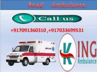 King Ambulance Service In Saguna More With Professional Healthcare Unit.
