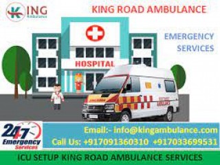 King Ambulance Service In Danapur  With Skilled And Dedicated Medical Staff