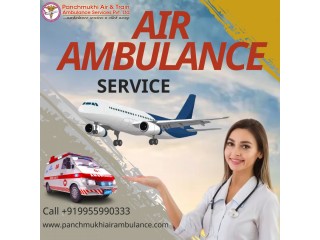 Take Panchmukhi Air Ambulance Services in Dimapur with ICU or CCU Specialists