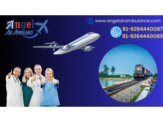 Obtain High Class Angel Air Ambulance from Ranchi with All Curative Care