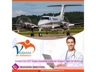 Select Air Ambulance Service in Coimbatore by Vedanta with World-Class ICU Support