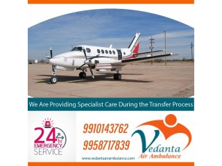 Get Air Ambulance Service in Gaya by Vedanta with Certified Medical Team