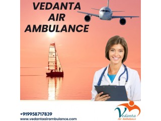 Vedanta Air Ambulance Service in Imphal with Top  ICU Treatment