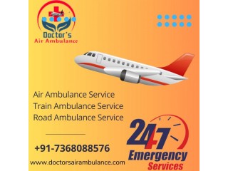 Book Air Ambulance Services In Siliguri by Doctors for Curative Shifting at Low Cost