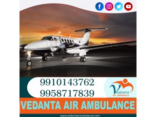 Vedanta Air Ambulance service in Coimbatore Avail through Phone Calls
