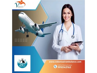 Book Air Ambulance Service in India by Vedanta with World-Class ICU Support