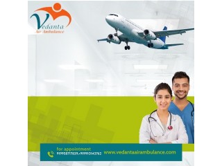 Get Air Ambulance Service in Kochi by Vedanta with all Remedial Medicines